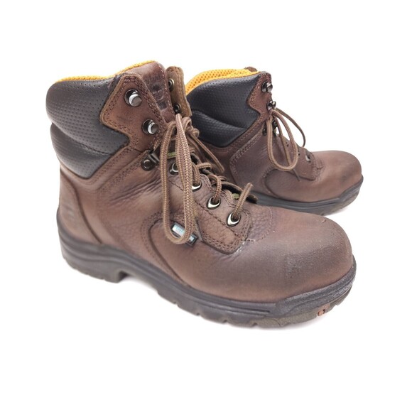 Timberland Shoes PRO 6" Brown - Sz 7 Wmns - Steel Toe Work Safety Boot 53359 - Picture 6 of 11
